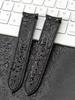 Replace Original Arc Interface Silicone Rubber Watchbands for Omega New Seahorse 300 Universe Super Seiko Hamilton Watch Strap