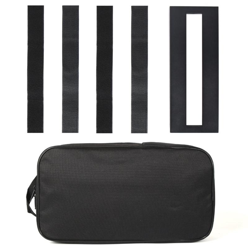 Guitar Effect Pedalboard with Carrying Bag Aluminum Alloy Effect Pedal Plate Portable Large Guitar Pedal Board Enduring