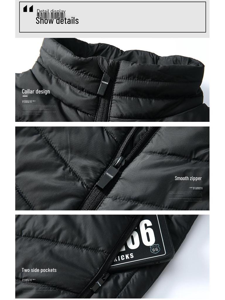 Unisex Smart Heated Vest with 21-Zone Temperature Control for Winter