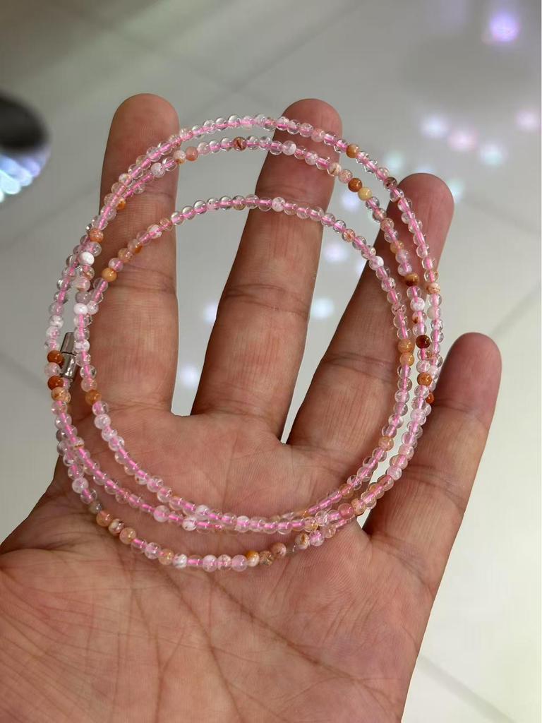 Multi-Row Crystal Stackable Bracelet, Anklet & Necklace Set - Women's Niche Style Gift