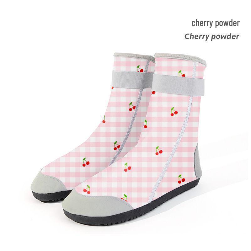 Unisex Quick-Dry Non-Slip Beach & Yoga High-Top Shoes: Soft, Cut-Resistant, Ideal for Swimming & Wading.