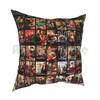 Collage Movies Pillow Case Printed Home Soft Throw Pillow Collage Movies Christmas Christmas Movies Elf Channel Movies