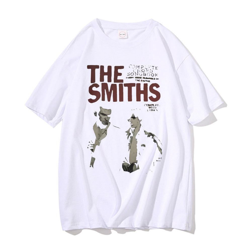 The Smiths Vintage Print Y2k T Shirt Man Pure Cotton T-shirt