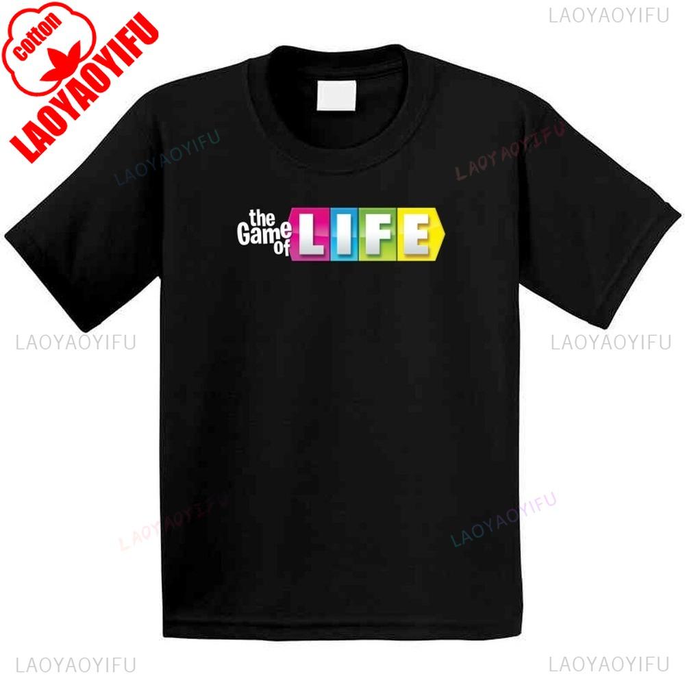 The Game of Life Popular Board Game Printed TShirt Men Women Universal Fashion Casual Crewneck Tshirt Simple Daily Life Tee Top S