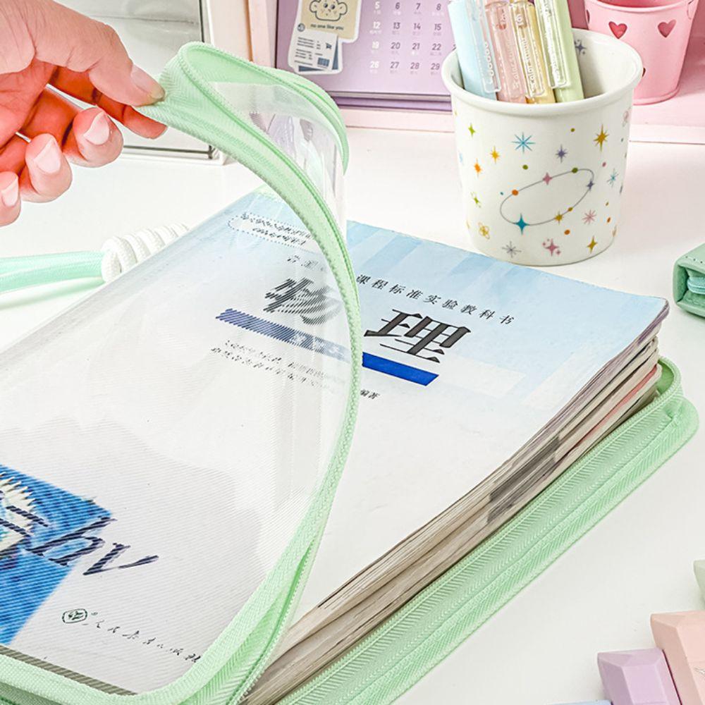Writing Pad A4 Folder Large Capacity File Folder Bag A4 File Pocket  School Office Supplies