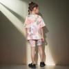 Ensemble T-shirt Sport Manches Courtes Mode Fille - Ensemble Décontracté d'Été pour Enfants