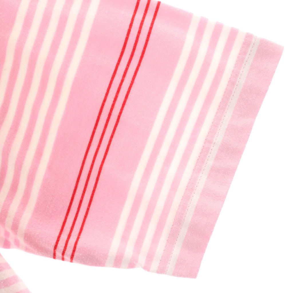 Adidas Border Golf Short Sleeve Half Zip Shirt M Pink Men's Used