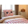 Parure de couette toutes dimensions "Fresh Popcorn" Réversible 100% Coton / 57 Fils/cm² - 140x200