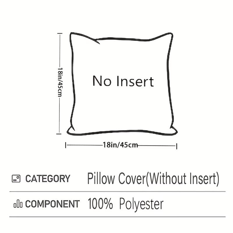 3D Christmas Tree Throw Pillow Covers Faux Plush Embroidered Xmas Tree Pattern Cushion Covers For Sofa Couch Home Decor