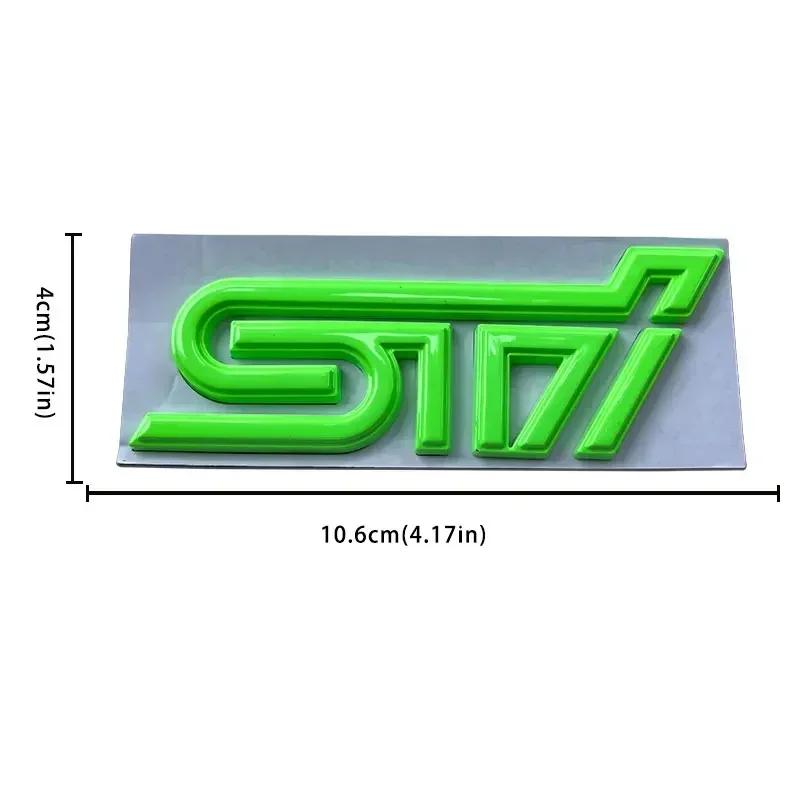 Metal Car Rear Trunk Emblem Sticker Side Badge Decal for Subaru STI Logo WRX Forester XV Outback Impreza Tribeca Crosstrek Exiga O111