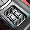 Real Carbon Fiber Car Accessories Seat Heating Switch Panel Cover Soft Sticker For Subaru BRZ Toyota 86 GT86 2017 2018
