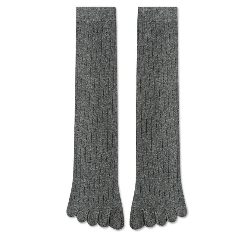 3 Pairs Toe Socks Women Men Long Calf Socks with Separate Fingers High Quality Cotton Five Finger Socks Women Stockings