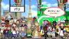 Momotaro Electric Railway World earth revolves around Momotetsu World world map A2 bath poster included ~The hope! ~