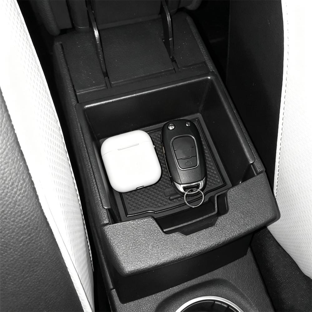Car Armrest Storage Box for Renault Captur 2020-2026 for Mitsubishi ASX 2026 Center Console Organizer Tray Interior Accessories