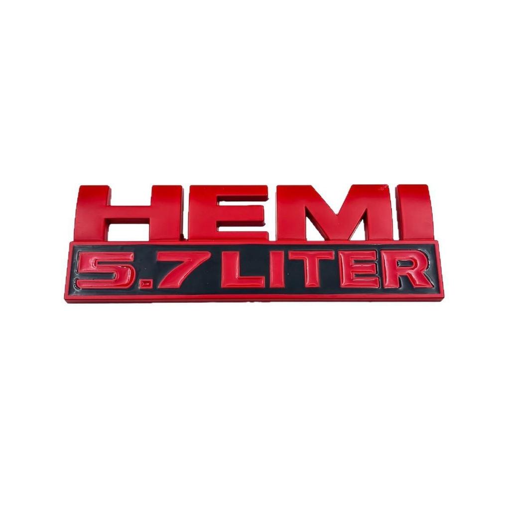 Hemi 5.7L Metal Decal for Dodge RAM 1500/2500
