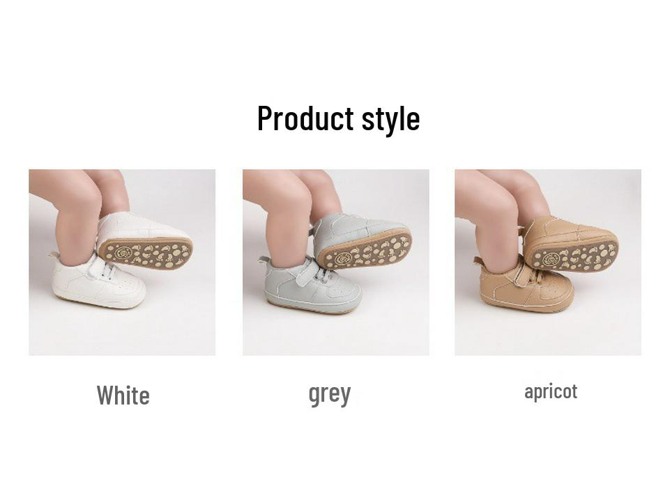 Gamilo Infant Shoes: 0-12 Months Baby Boy Walker Shoes with Indoor Rubber Soles for Spring and Autumn