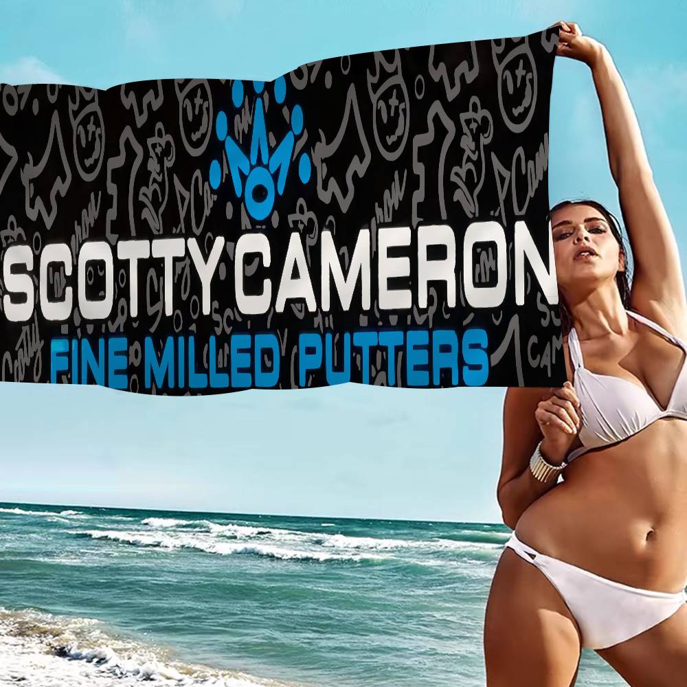 Asciugamano da Spiaggia Golf S-SCOTTY C-CAMERONS Asciugamani da Bagno Colorati per Ragazza Microfibra Asciugatura Rapida Personalizzato Senza Sabbia Spiaggia Yoga Spa Palestra Piscina