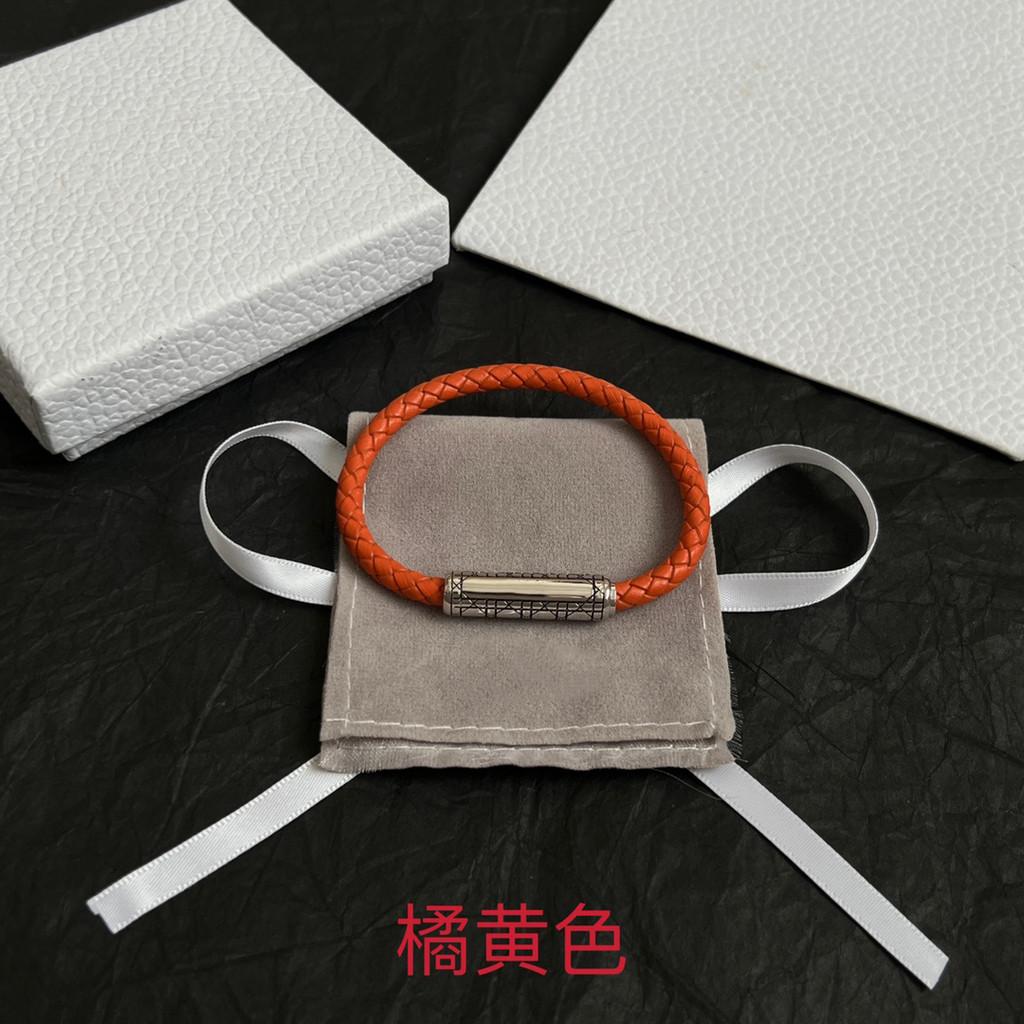 Multi colored woven leather rope bracelet for birthdays, free shipping for daily wear, simple and elegant