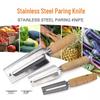 Homeglen Stainless Steel Wooden Handle Multi-Purpose Peeler