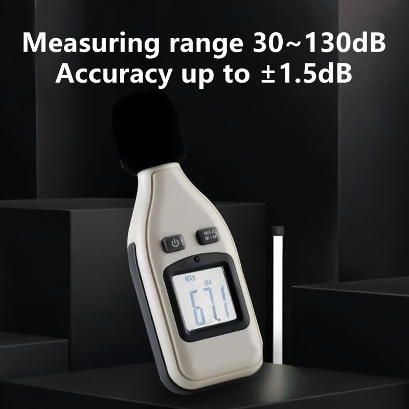 High Precisions Sound Level Meter with Clear LCD Display Upgrades for Accurate Noise Measurement In Various Environment