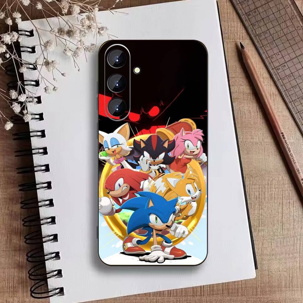 

P-Shadow the Hedgehog Phone Case For Samsung Galaxy A73,21,22,32,71,53,52,51,80,5G Soft Black Cover Samsung a32 4g