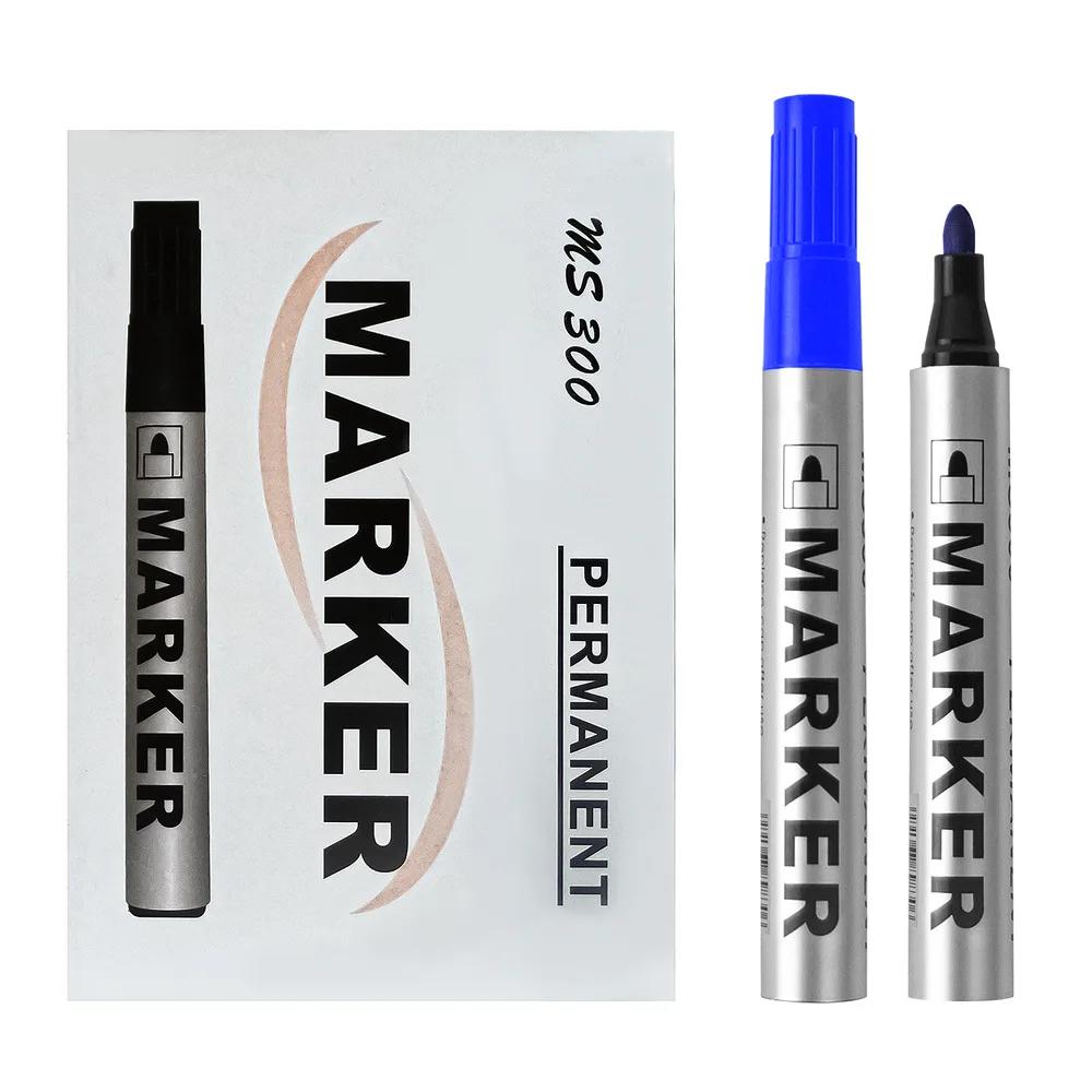 

10pcs Waterproof Quick Drying Marker Pen Large Capacity Oil Proof Signature Thick Head Construction Site Ceramic Tile Large синій