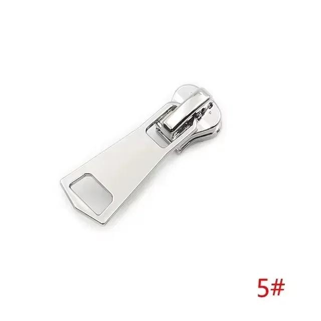 5/10Pcs 3# 5# 8# 10# 15# Zipper Sliders for Resin Zips Tape Replaceable Zippers Head Puller Jacket Coats Zip Repair Sewing Craft