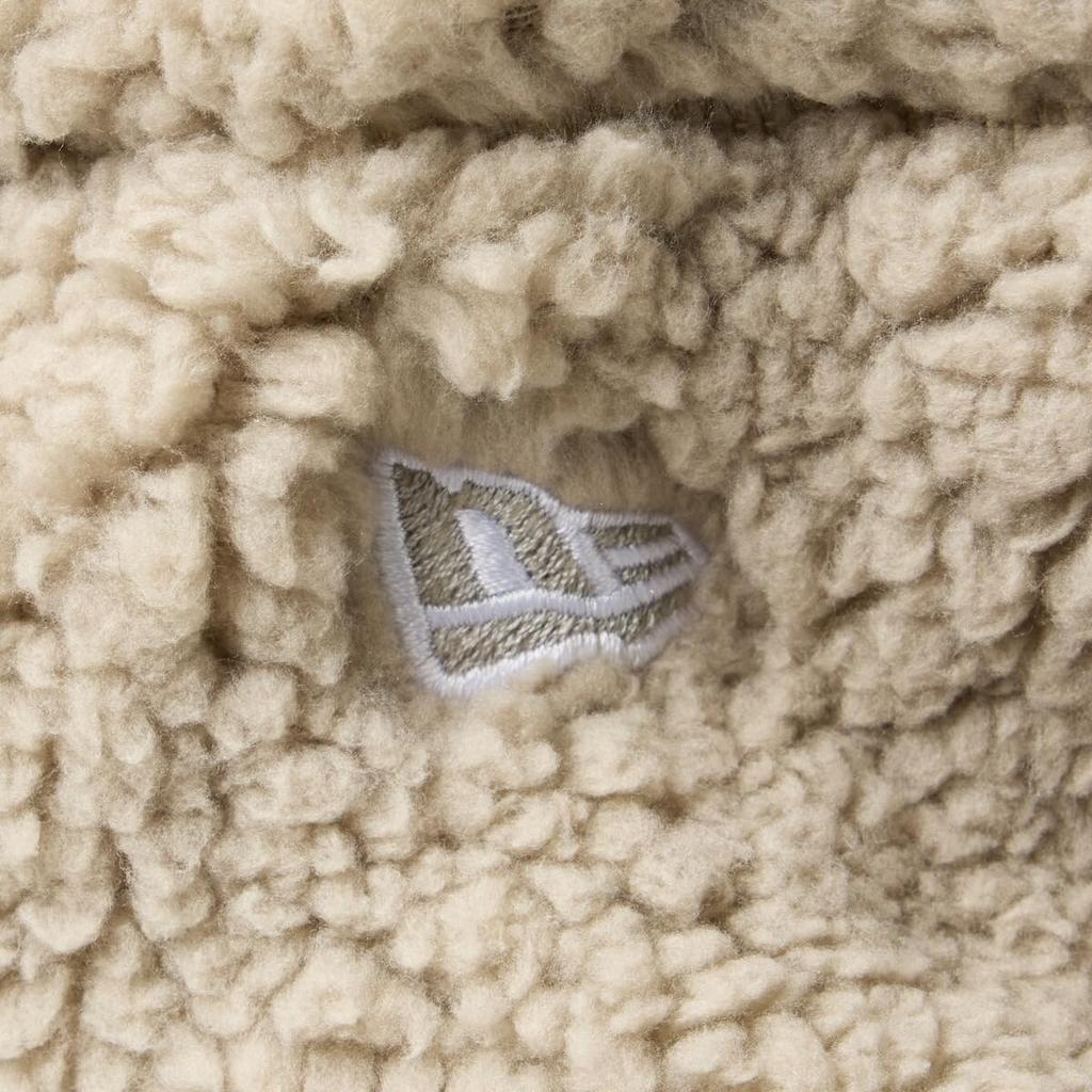 New Era FREE BOA NECK WARMER TUBE LBEI Neck Warmer, Boa Fleece Fur, Light Beige