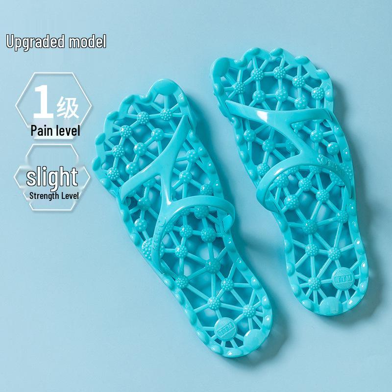 Women's Summer Plantar Acupressure Massage Slippers - PVC Health Shoes