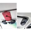 Cowhide Leather Sun Visor Sunglasses Frame Magnetic Ticket Card Holders  for Car Interior