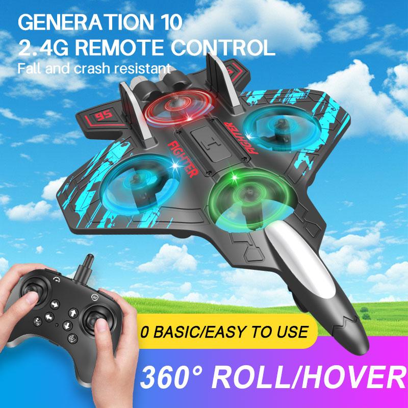 Durable and Crash-Resistant Fixed Wing Remote Control Toy for Children