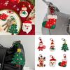 Plush Weaving Christmas Ornaments Bag Keychains Fashion Hanging Decorative for Family Gatherings