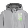 Emporio Armani Ss22 Logo Pattern Zip-Up Long Sleeve Hooded Jacket Men jackets Gray 3LPB05-PN28Z-1907