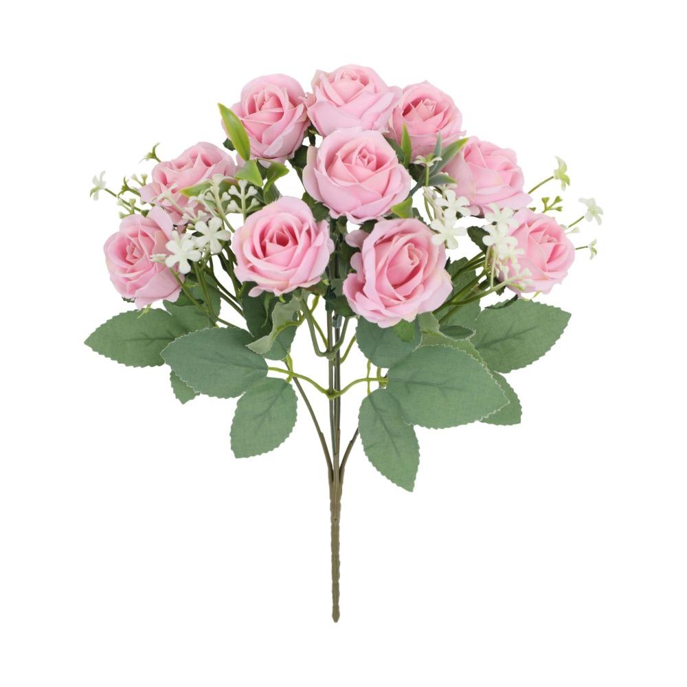 Lifelike with Stems Artificial Rose Flowers Real Touch Floral Arrangements Silk Flowers Fake Flower Bouquets Party Centerpieces
