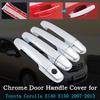 Chrome Car Handle Cover Terse Protector for Toyota Corolla E140 E150 2007~2013 2008 2009 2010 2011 2012 Exterior Car Accessories