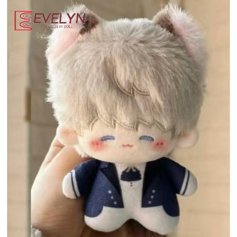 Evelyn Game Love And Deepspace 10CM Pendant doll With Magnetic Tail Stuffed Dolls Cat Plushies Keychain Decoration Unisex Gifts
