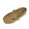 Inside and outside full leather comfortable flat-bottomed small leather shoes women's 2025 spring new round head T-buckle flat heel single shoes wom