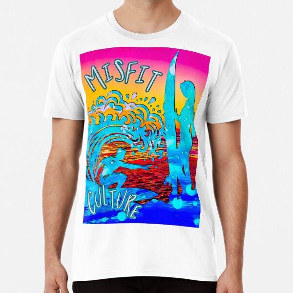Misfit Surf Culture S To 5XL Made In the AU/USA T-Shirt