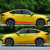 1 par Bil Side Sticker Vanntett DIY Utsøkt Bil Begge Side Stripes Sticker Wrap
