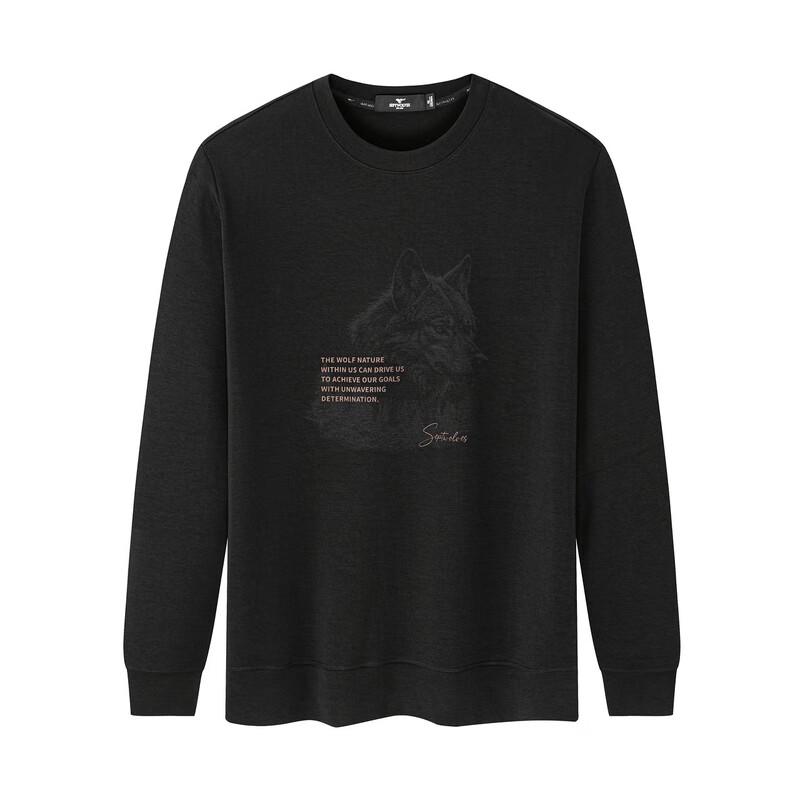 Septwolves Men's Autumn/Winter Round Neck Modal Blend Sweatshirt