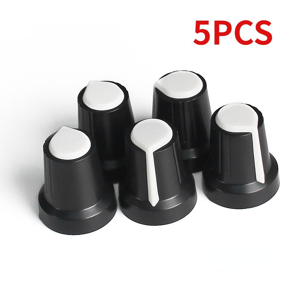 5-30PCS Potentiometer Knobs 15X17mm 6mm WH148 Potentiometer B10K Color Knob Cap Yellow Orange Blue White Red Green