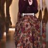 Saia Estampada Feminina de Comprimento Médio com Cintura Alta - Versátil e Estilosa Q374