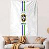"Brazil CBF Football Emblem Design" Patterned Tapestry Home Decor, Suitable for Bedroom and Living Room, Gift
