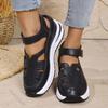 Summer Women Wedge Sandals Lightweight Platform Gladiator Sandals for Woman Cover Toe Casual Beach White Black Sandales Femmes