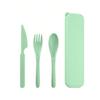 1pcs Plastic knife, fork and spoon cutlery set, reusable, portable cutlery, suitable for school, outdoor, camping, office