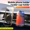 Auto Lüftungsschlitz Becherhalter Multifunktionaler Wasserflaschen- und Kaffeetassenhalter mit Handyhalterung Lüftungsschlitz Getränkehalter für Auto Passend für Flaschen und Dosen