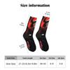 Novelty Happy Socks Crazy Devil Anime Girl Harajuku Retro Crew Socks Stretch Comfort Socks Unisex Street Hip Hop Party Fun Gift