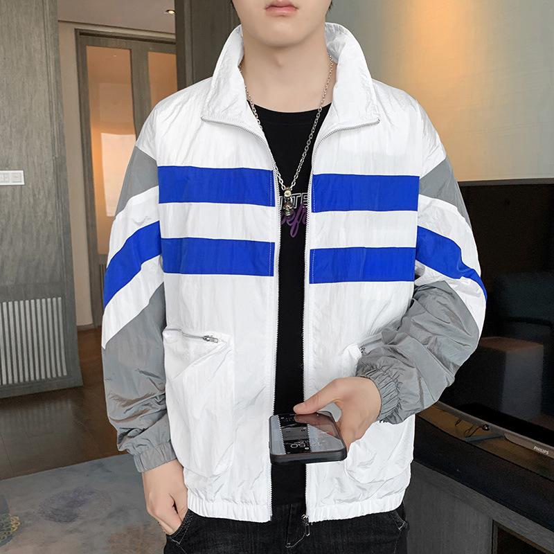 Spring and Autumn New Men's Korean Trend Versatile Men's Casual Jacket Lapel Fashion Jacket Teen Jacket