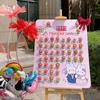 Creative Wedding Engagement Candy Lollipop Welcome Sign and KT Board Backdrop Decoration
