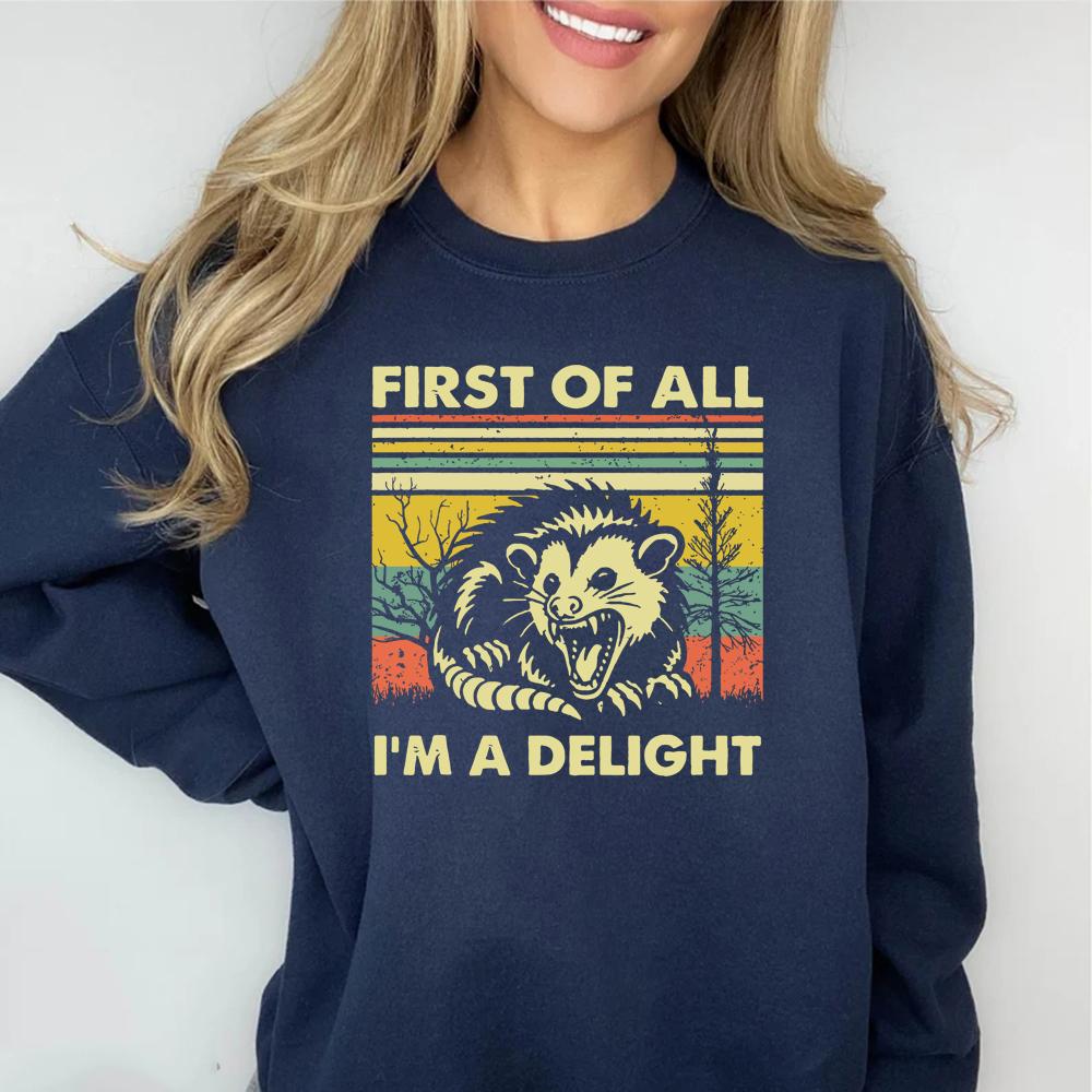 

Прежде всего, я - восторг, толстовка, подарок любителю опоссума, саркастическая фраза, рубашка, унисекс, свитшот с круглым вырезом, винтажная женская толстовка с капюшоном XXXL темно-синий